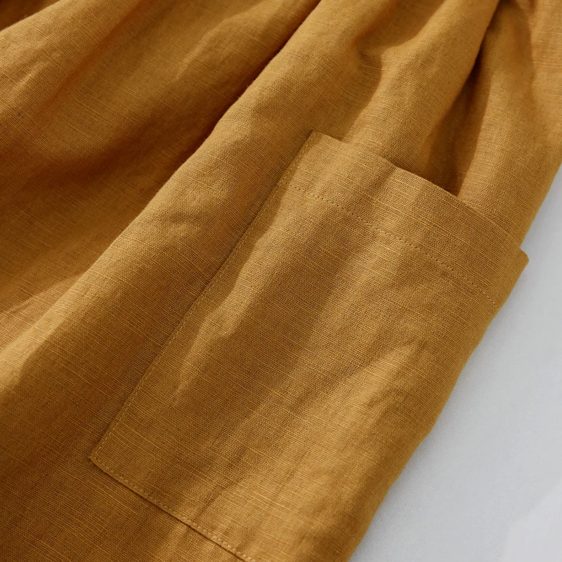 Vintage Overall Women's Dress Summer Sundress Casual Square Collar Japanese Korean Midi Dress With Pockes Vestidos Robe Femme