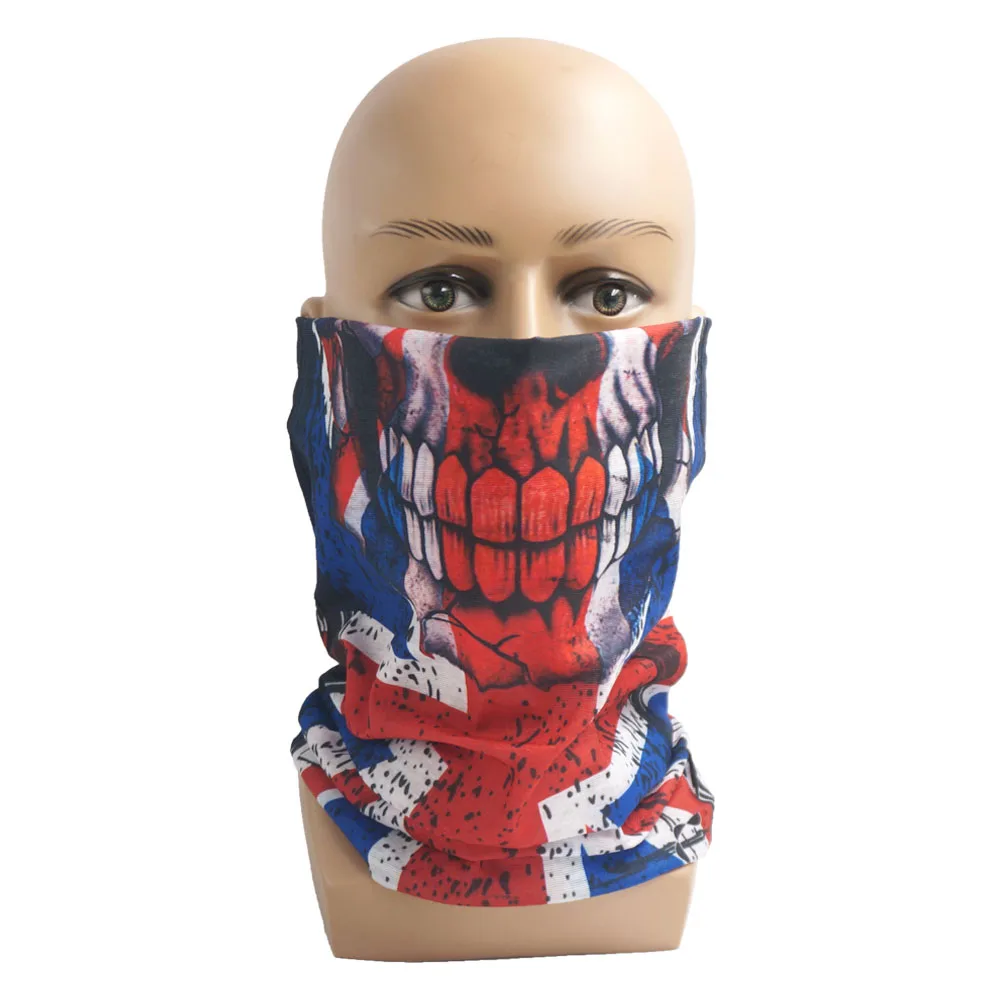 Commonwealth of Nations Flag Bandanas Multifunctional Headwear for Women Men UK/England/Canada/Australia Dustproof Cycling Scarf