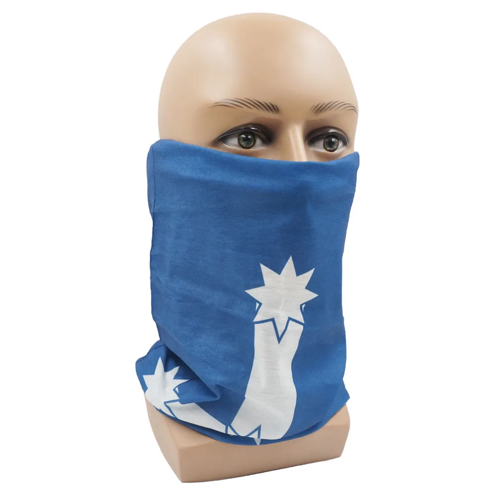 Commonwealth of Nations Flag Bandanas Multifunctional Headwear for Women Men UK/England/Canada/Australia Dustproof Cycling Scarf