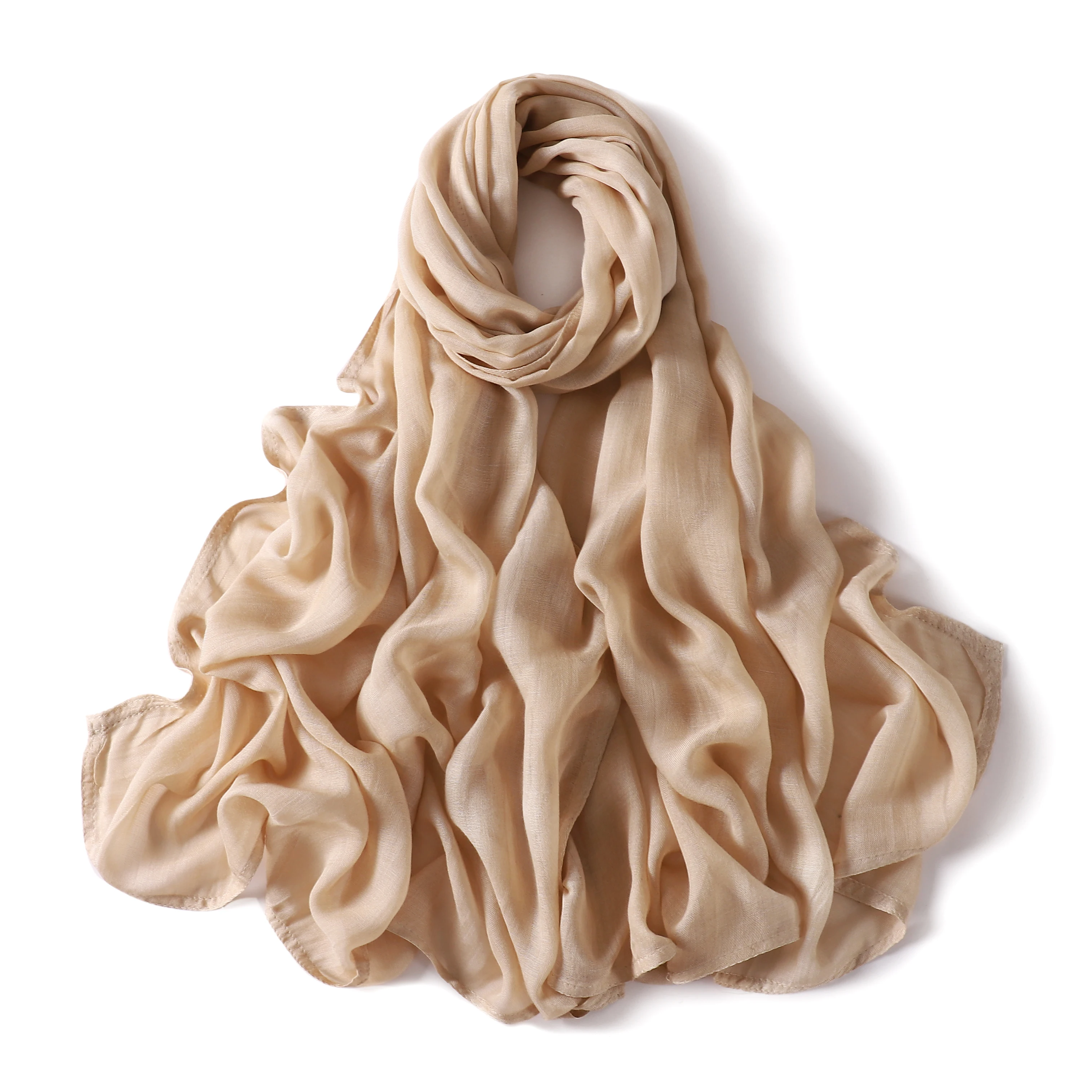 Cotton Rayon Modal Hijabs Scarf Headscarf Wraps Big Size Plain Long Shawls Muslim Women Hijab Islamic Turban Headbands 185*85cm