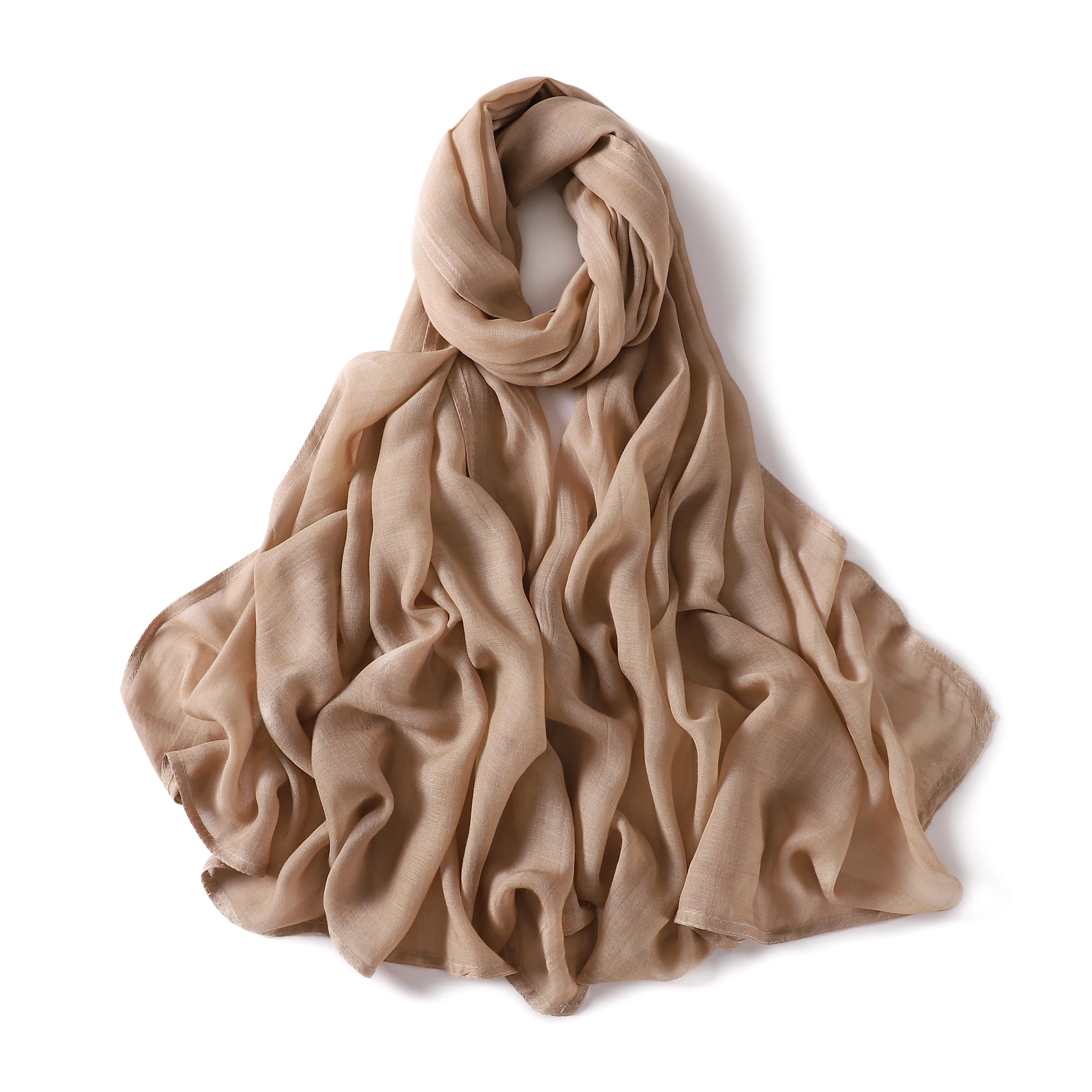 Cotton Rayon Modal Hijabs Scarf Headscarf Wraps Big Size Plain Long Shawls Muslim Women Hijab Islamic Turban Headbands 185*85cm
