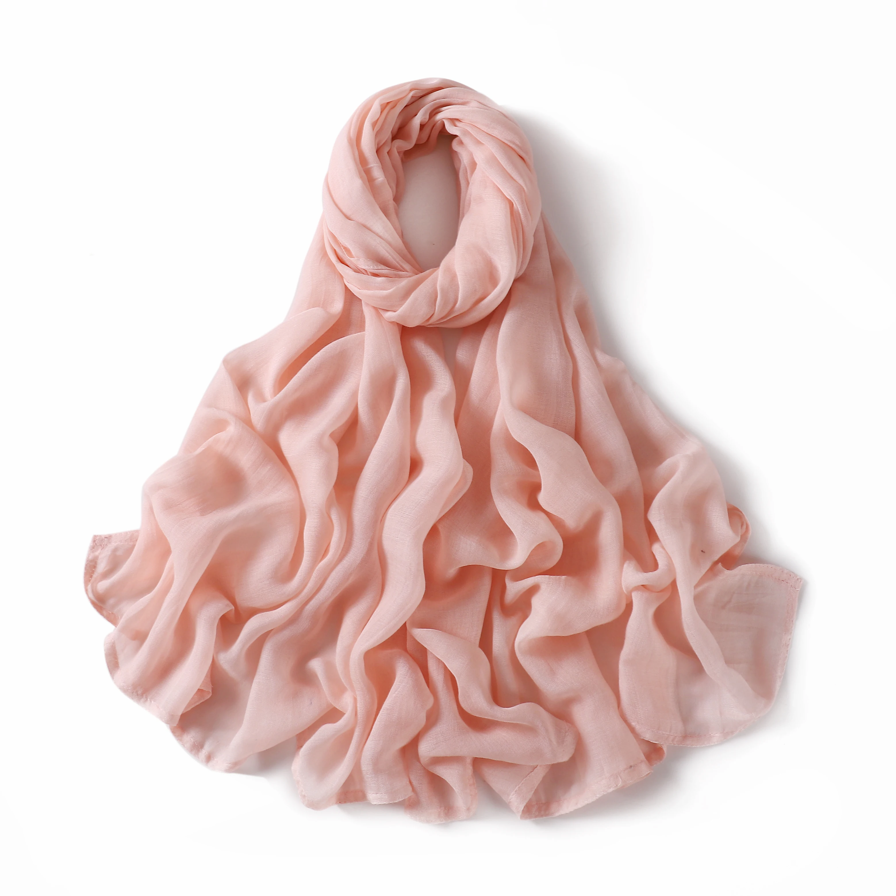 Cotton Rayon Modal Hijabs Scarf Headscarf Wraps Big Size Plain Long Shawls Muslim Women Hijab Islamic Turban Headbands 185*85cm