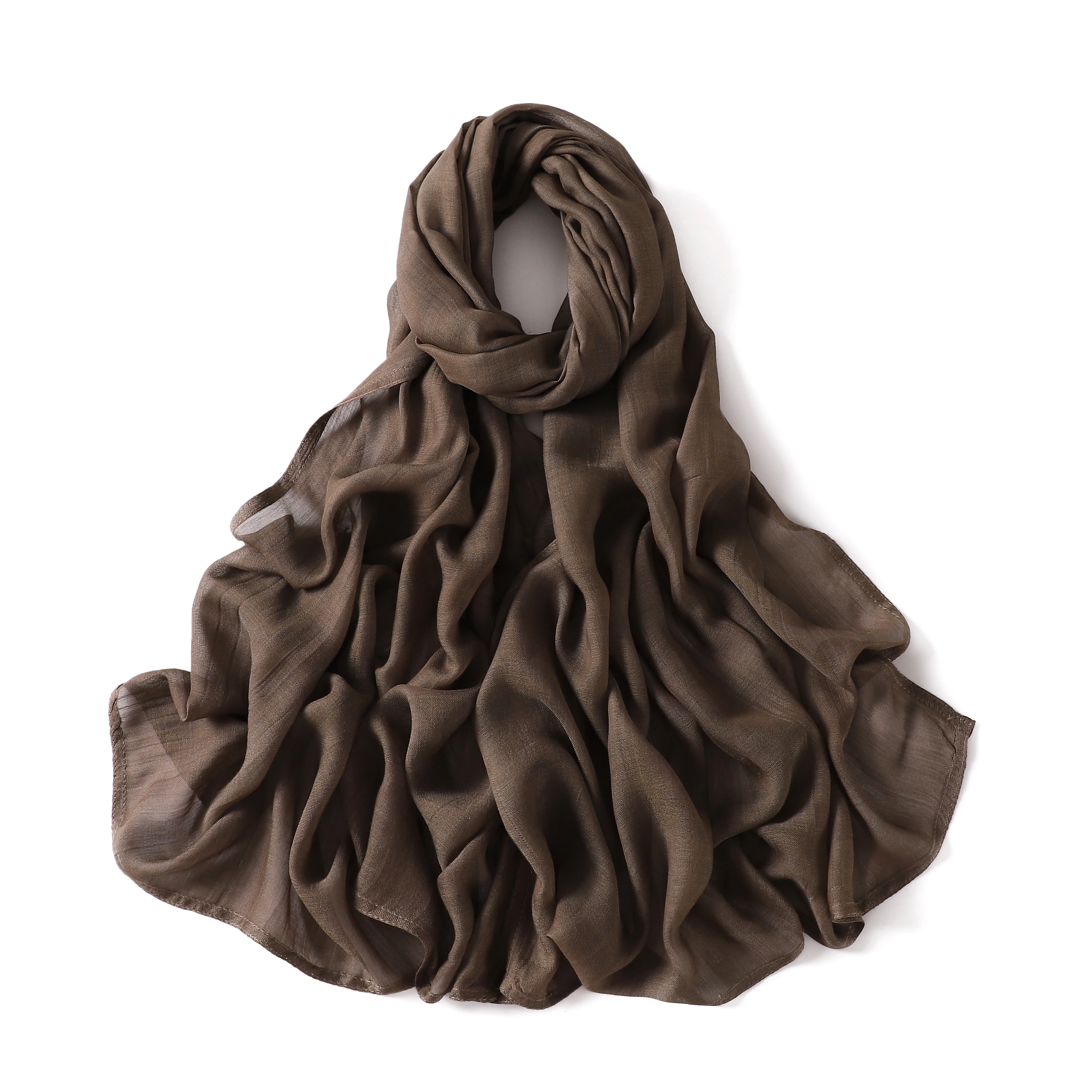 Cotton Rayon Modal Hijabs Scarf Headscarf Wraps Big Size Plain Long Shawls Muslim Women Hijab Islamic Turban Headbands 185*85cm