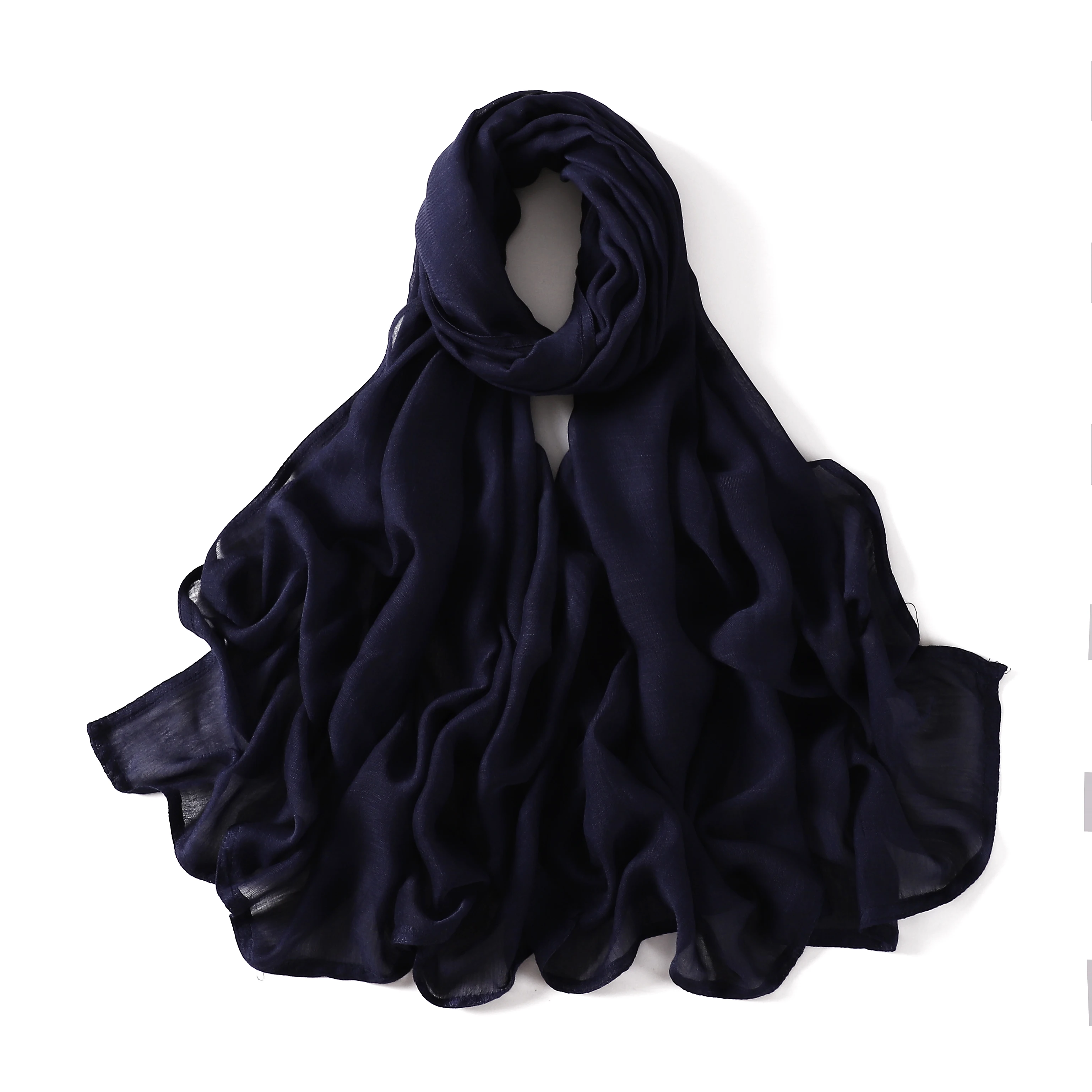 Cotton Rayon Modal Hijabs Scarf Headscarf Wraps Big Size Plain Long Shawls Muslim Women Hijab Islamic Turban Headbands 185*85cm