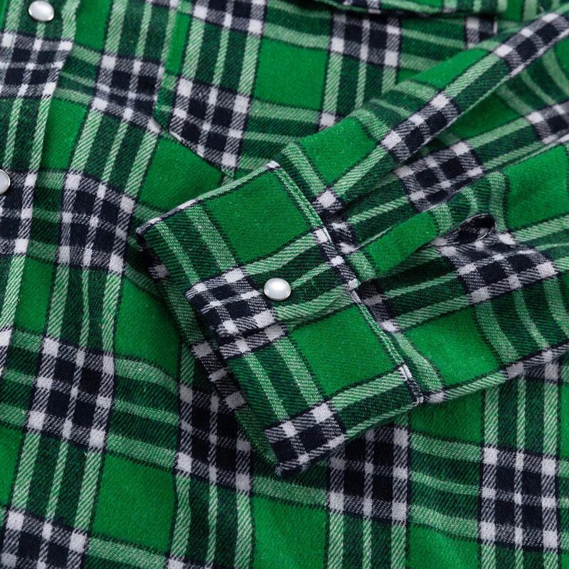 Mumaroho 2023 Autumn Winter Women Vintage Oversized Plaid Shirt Flannel Casual Long Sleeve Loose Fit Blouse Female