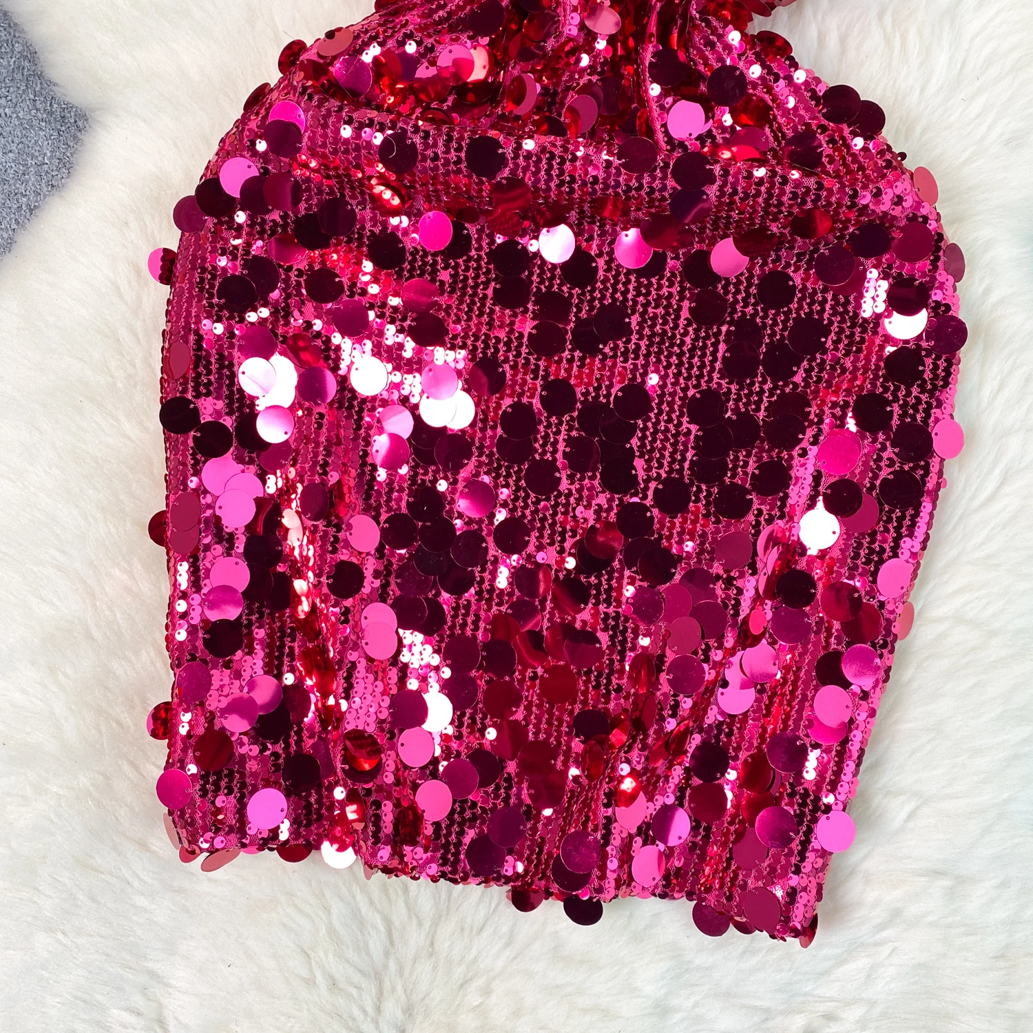 Sexy Sequin velvet slip Dress Chic Vintage Evening Party Club Women Chic elegant Slim Hip Wrap dresses