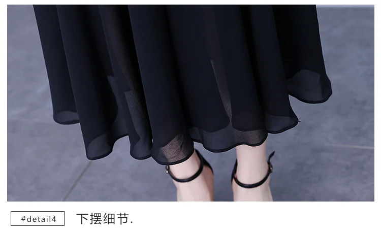 Summer Chiffon Ruffled Casual Beach Holiday Long Dress Women Elegant Bodycon Chic Prom Dress 2024 Black Vintage Party Midi Dress