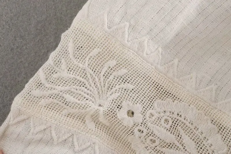 GypsyLady Boho Embroidery Lace Chic Blouses Shirts Summer Spring Women Hollow Out Long Sleeve Sexy Ladies Shirt Tops Blouses new