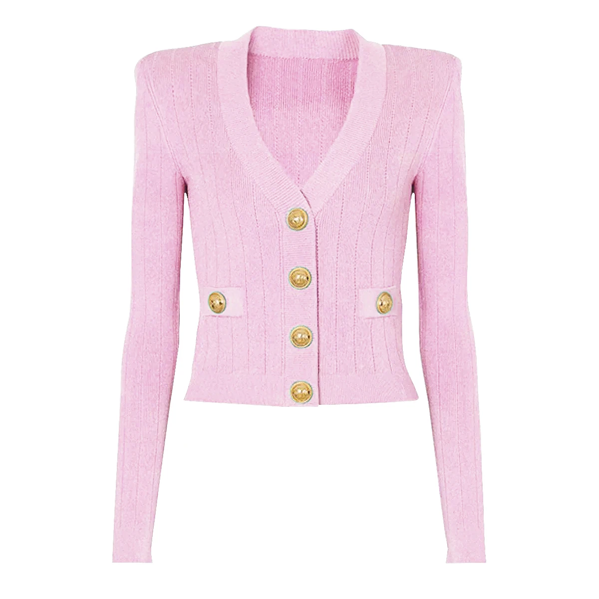 Spot Spring 2024 New Women's Fashion Classic High Quality Versatile Jacket Jacket Knitted Sweater Cardigan