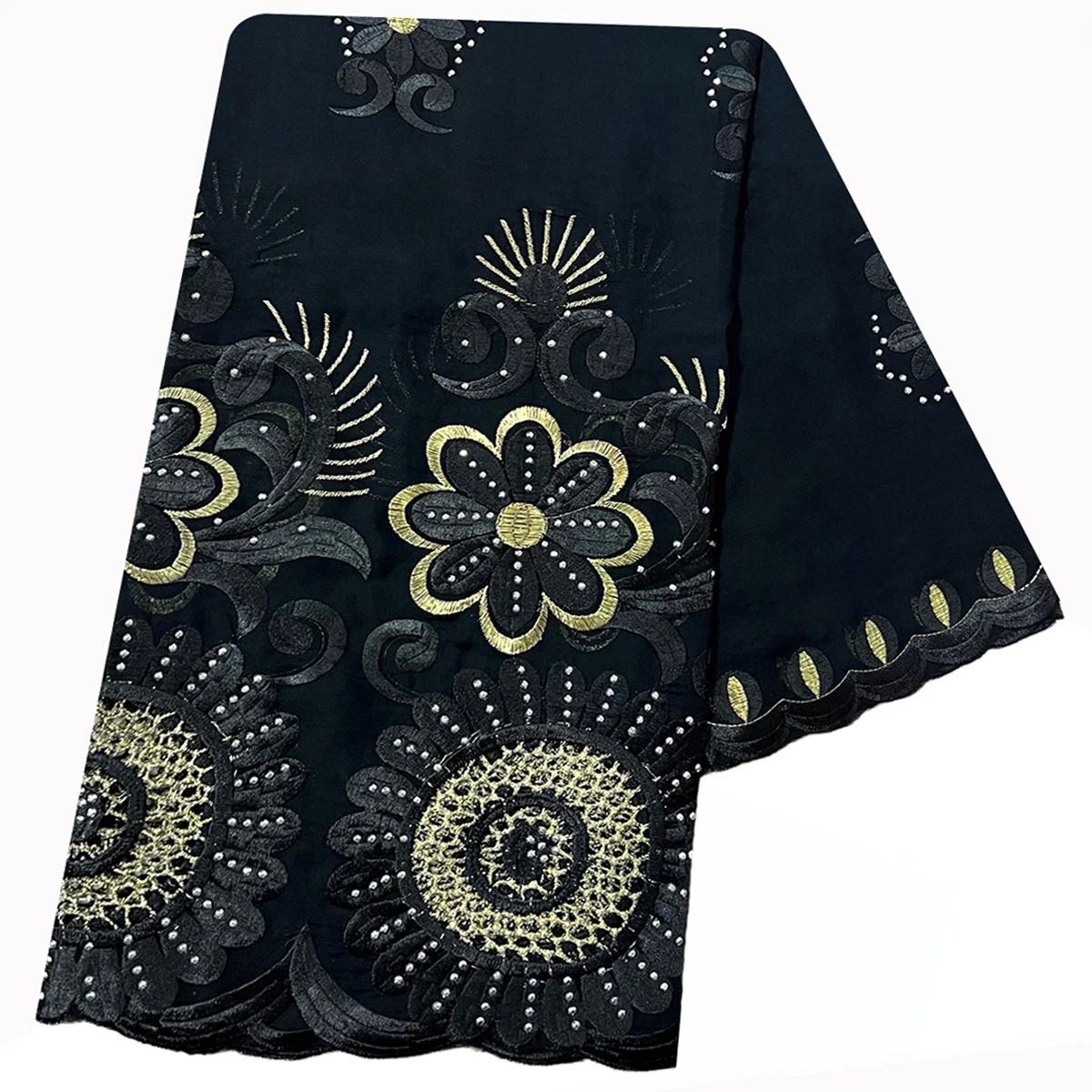2026 Latest Hot Sales 100% Cotton Big Size Scarf African Women Hijab Scarf Embrodiery Muslim Scarf For Pray On Wholesale Price