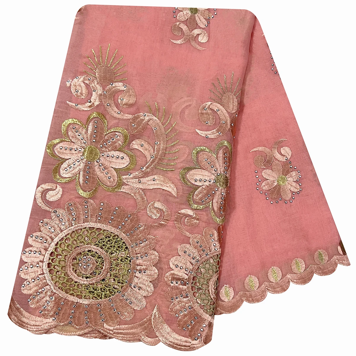 2026 Latest Hot Sales 100% Cotton Big Size Scarf African Women Hijab Scarf Embrodiery Muslim Scarf For Pray On Wholesale Price