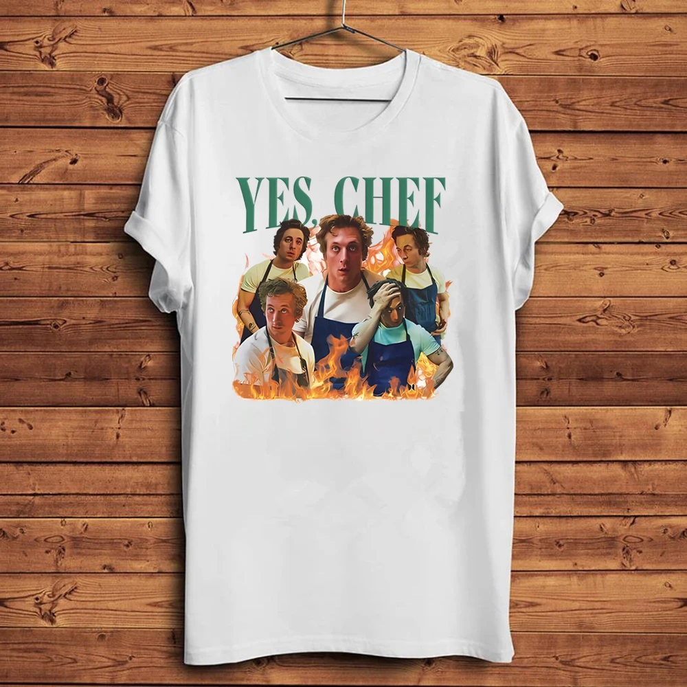 Yes, Chef T-Shirt Tv Show The Bear Shirt Jeremy Allen White Hoamge Tee Carmen Berzatto Shirts Original Beef of Chicagoland Tops