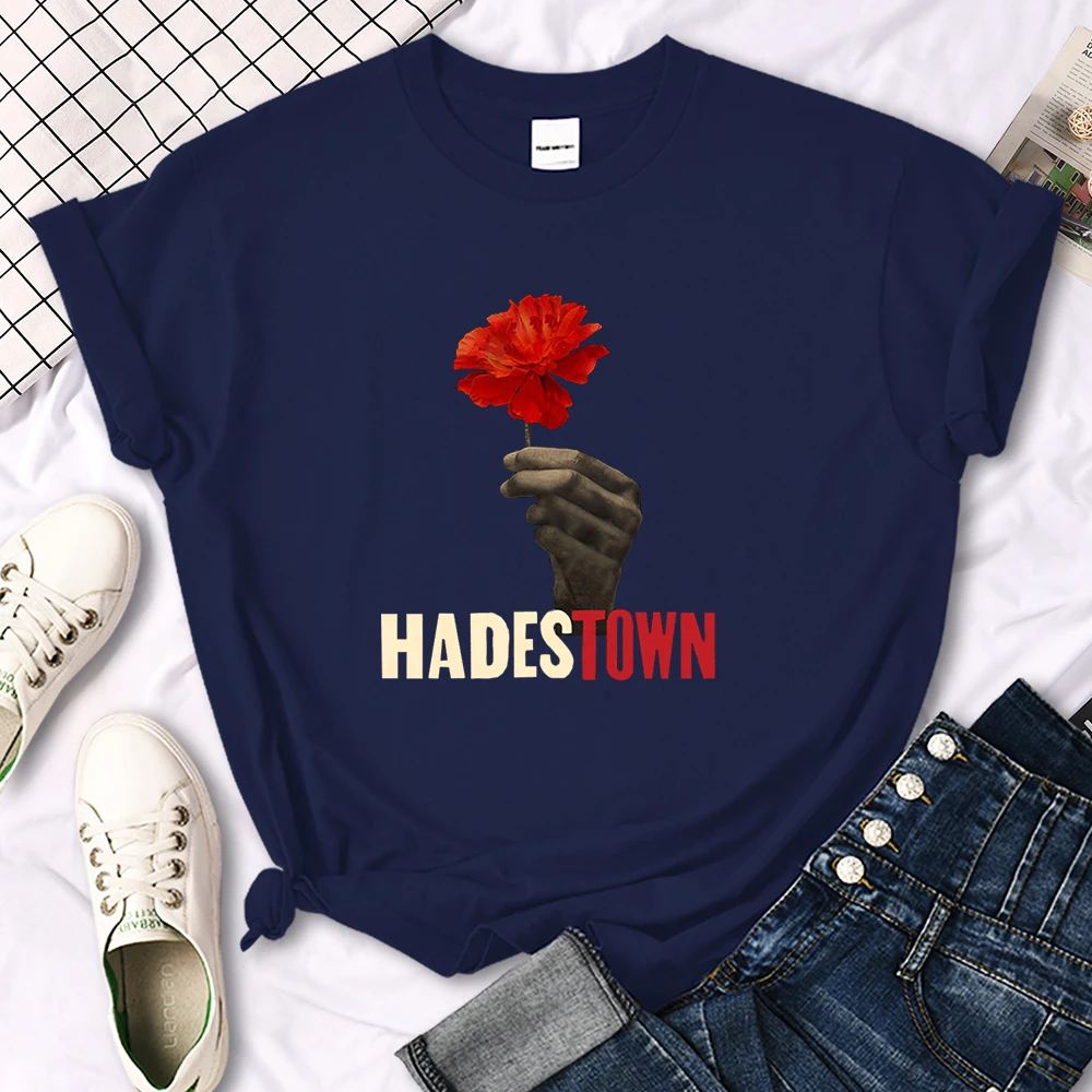 Old Sad Song Hadestown T Shirt Woman Fashion Street Short Sleeve Hip Hop Cool Clothes Summer Casual T-Shirt Female