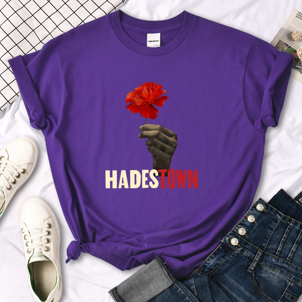 Old Sad Song Hadestown T Shirt Woman Fashion Street Short Sleeve Hip Hop Cool Clothes Summer Casual T-Shirt Female