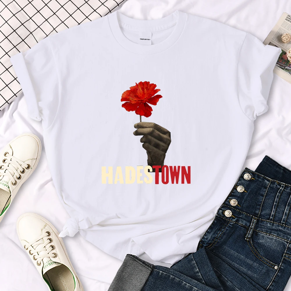 Old Sad Song Hadestown T Shirt Woman Fashion Street Short Sleeve Hip Hop Cool Clothes Summer Casual T-Shirt Female
