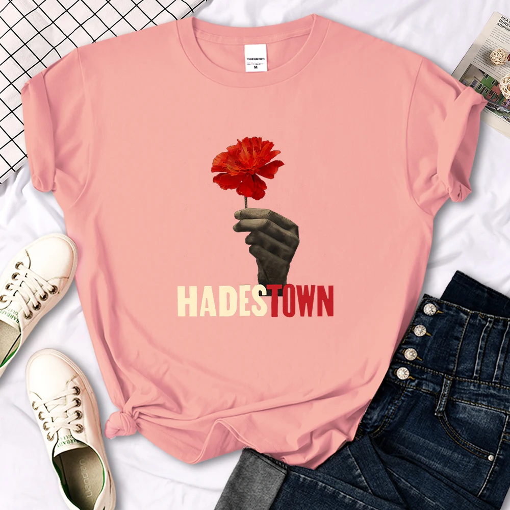Old Sad Song Hadestown T Shirt Woman Fashion Street Short Sleeve Hip Hop Cool Clothes Summer Casual T-Shirt Female