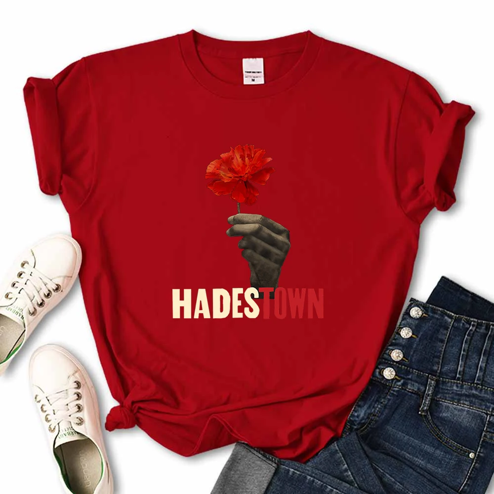 Old Sad Song Hadestown T Shirt Woman Fashion Street Short Sleeve Hip Hop Cool Clothes Summer Casual T-Shirt Female