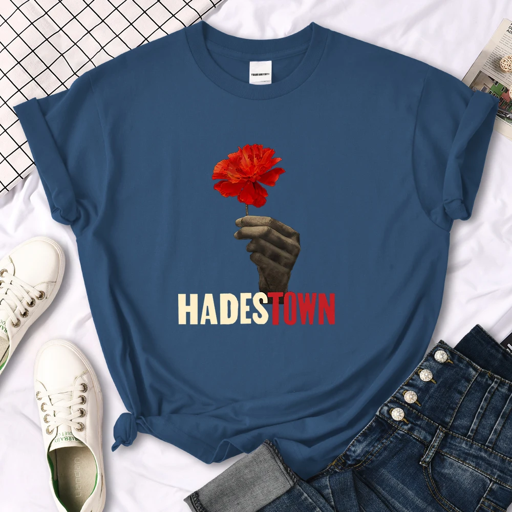 Old Sad Song Hadestown T Shirt Woman Fashion Street Short Sleeve Hip Hop Cool Clothes Summer Casual T-Shirt Female