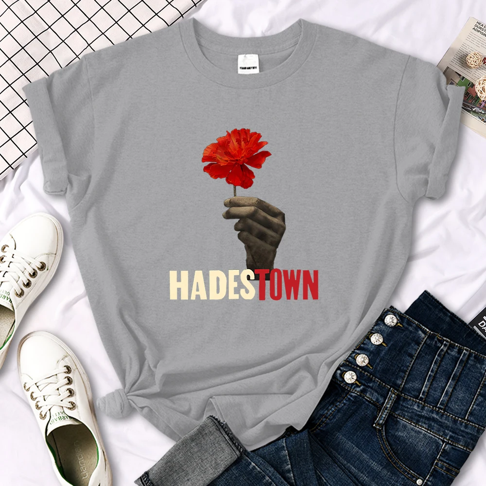 Old Sad Song Hadestown T Shirt Woman Fashion Street Short Sleeve Hip Hop Cool Clothes Summer Casual T-Shirt Female
