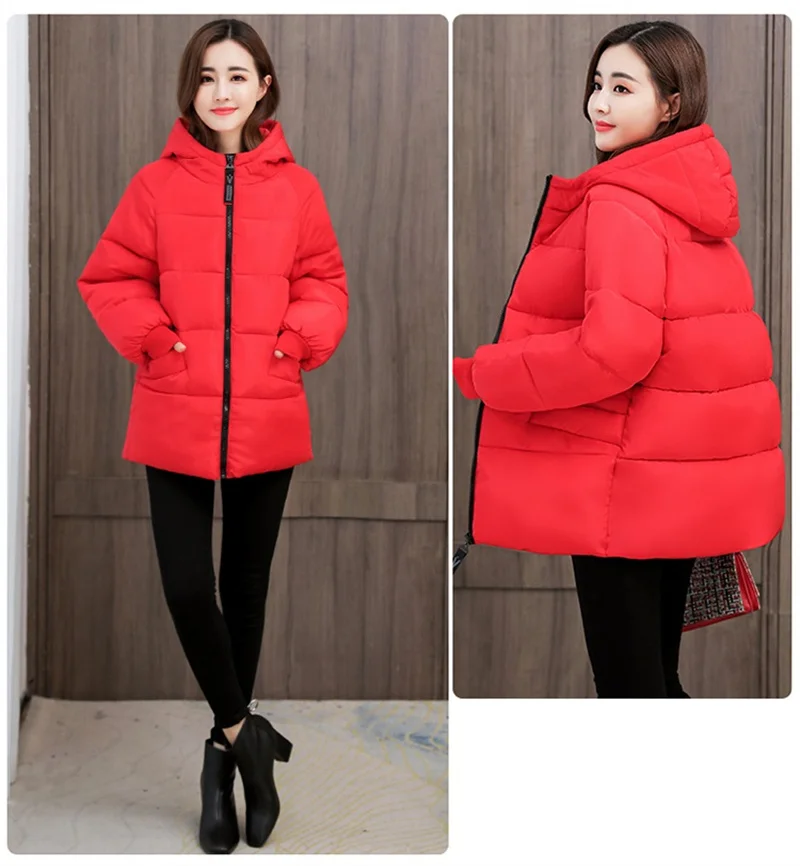 2026 New Special Size 8XL Jacket Woman Winter Down Cotton Jackets Female Fashion Loose Warm Hooded Parka Hooded Outerwear Beige