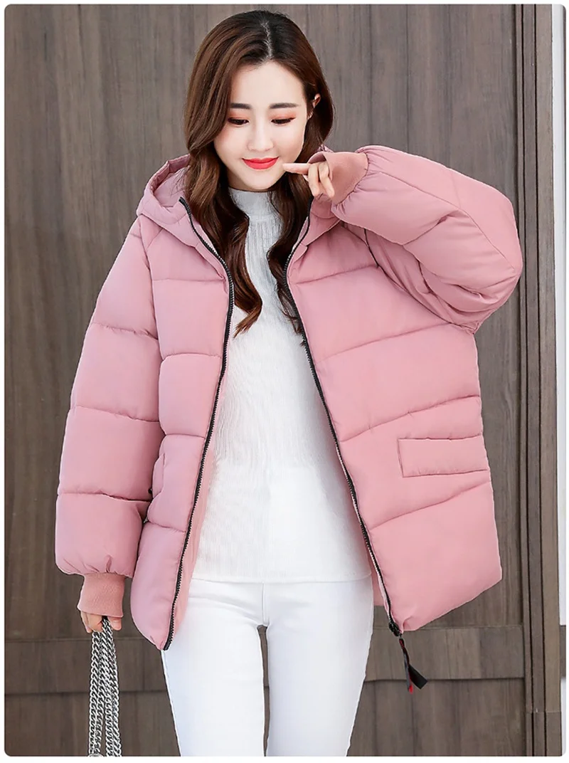2026 New Special Size 8XL Jacket Woman Winter Down Cotton Jackets Female Fashion Loose Warm Hooded Parka Hooded Outerwear Beige