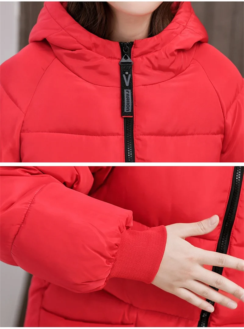 2026 New Special Size 8XL Jacket Woman Winter Down Cotton Jackets Female Fashion Loose Warm Hooded Parka Hooded Outerwear Beige