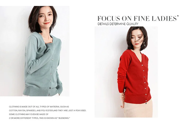 Cardigans Women 2025 Spring Autumn Knitwears Korean Fashion Cardigan Short Style Tops V-neck Knitted Outerwears Solid Sweaters