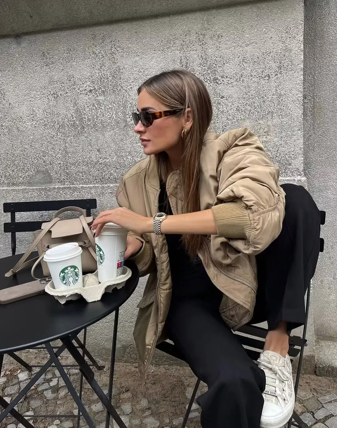 YENKYE 2022 Fashion Women Green Loose Jacket Vintage Long Sleeve Zipper Streetwear Coat Female Autumn Outerwear