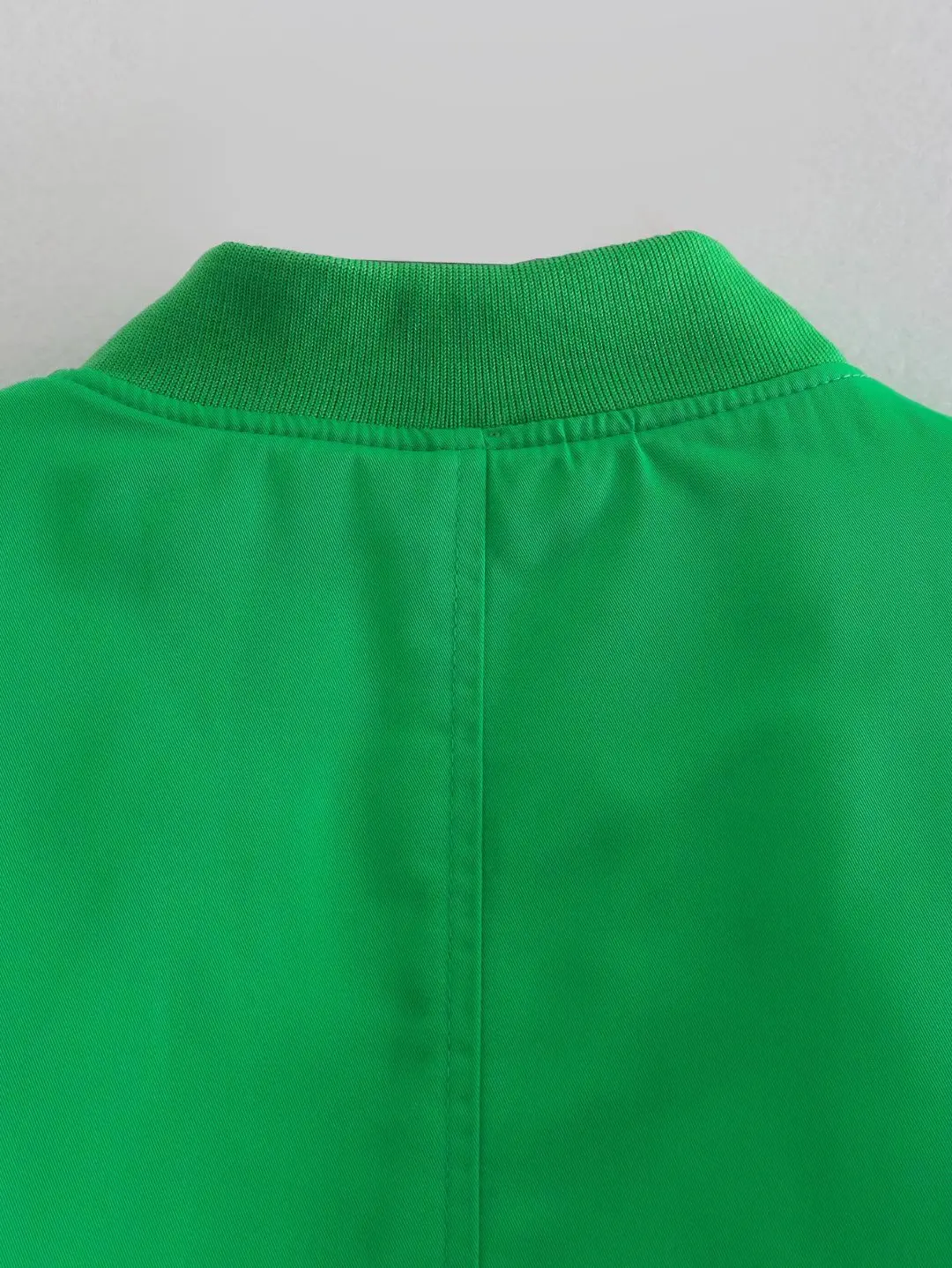 YENKYE 2022 Fashion Women Green Loose Jacket Vintage Long Sleeve Zipper Streetwear Coat Female Autumn Outerwear