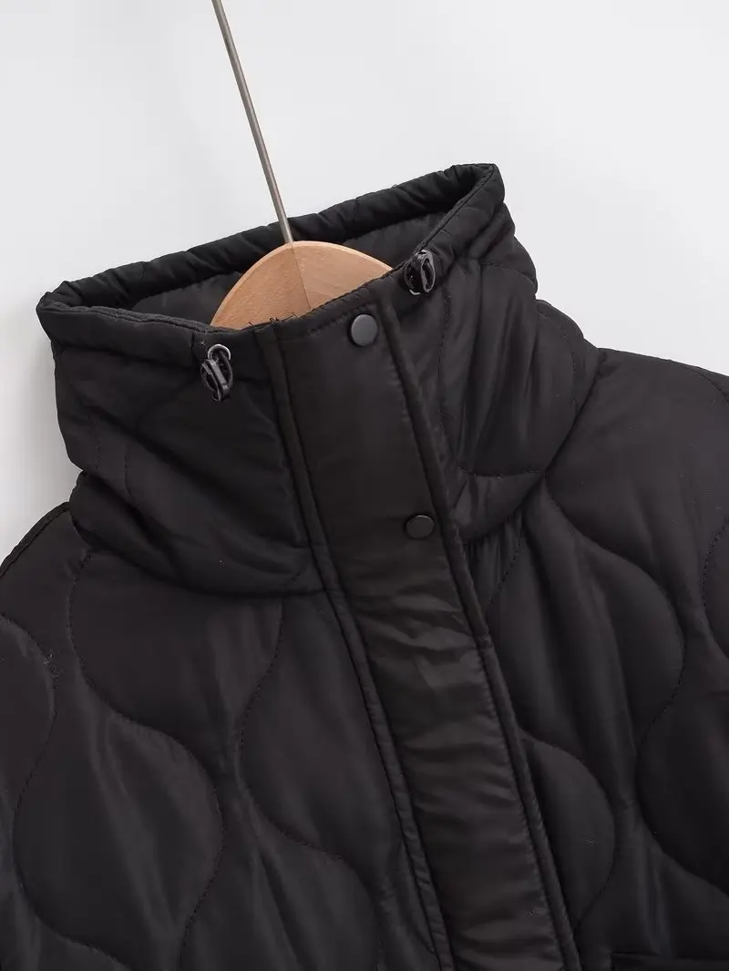 CHARMCHANT utumn Winter Parkas For Women Retro Zipper High Quality Luxury Warm Coats For Women Coat And Jacket With Big Pocket