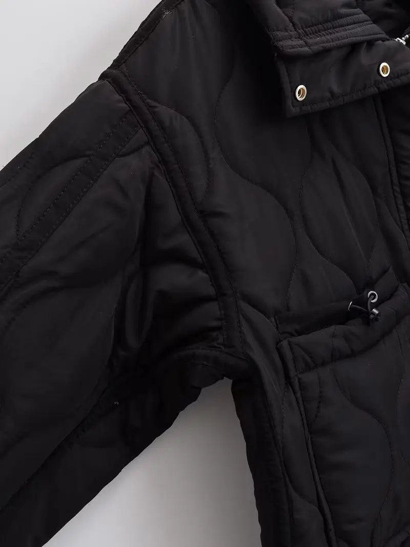CHARMCHANT utumn Winter Parkas For Women Retro Zipper High Quality Luxury Warm Coats For Women Coat And Jacket With Big Pocket