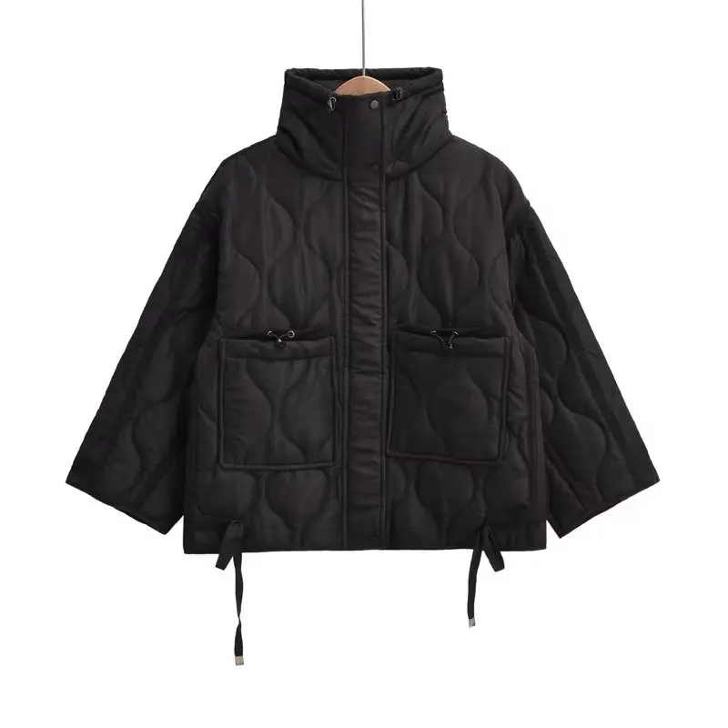 CHARMCHANT utumn Winter Parkas For Women Retro Zipper High Quality Luxury Warm Coats For Women Coat And Jacket With Big Pocket