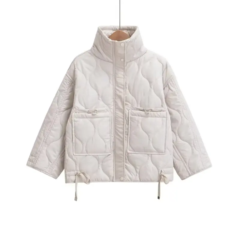 CHARMCHANT utumn Winter Parkas For Women Retro Zipper High Quality Luxury Warm Coats For Women Coat And Jacket With Big Pocket