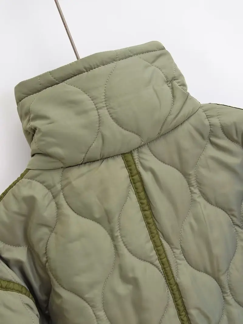 CHARMCHANT utumn Winter Parkas For Women Retro Zipper High Quality Luxury Warm Coats For Women Coat And Jacket With Big Pocket