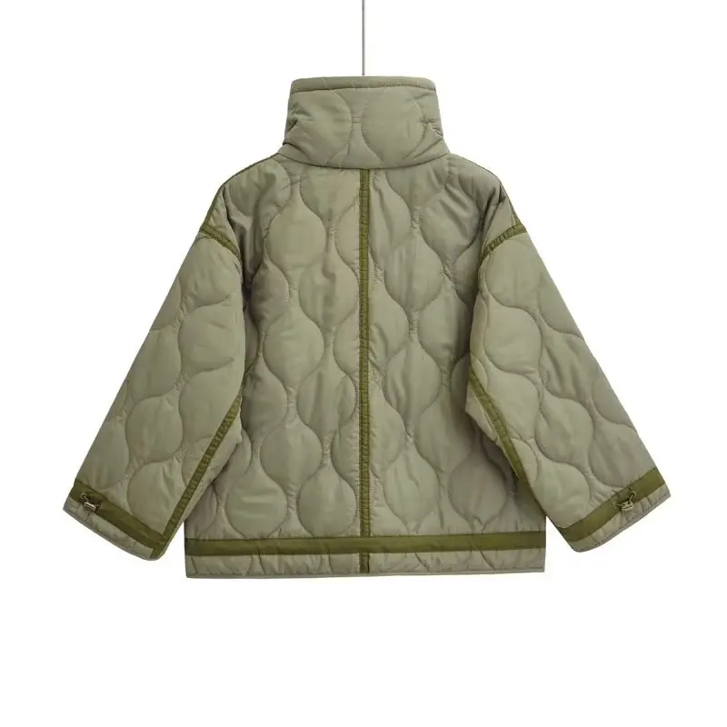 CHARMCHANT utumn Winter Parkas For Women Retro Zipper High Quality Luxury Warm Coats For Women Coat And Jacket With Big Pocket