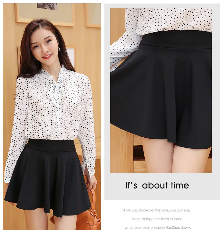 Women's Basic Skirt Summer Shorts Skirt Fashion Versatile School Pleated Casual Mini Skater Plus Size 4XL Fluffy Flared Skirt