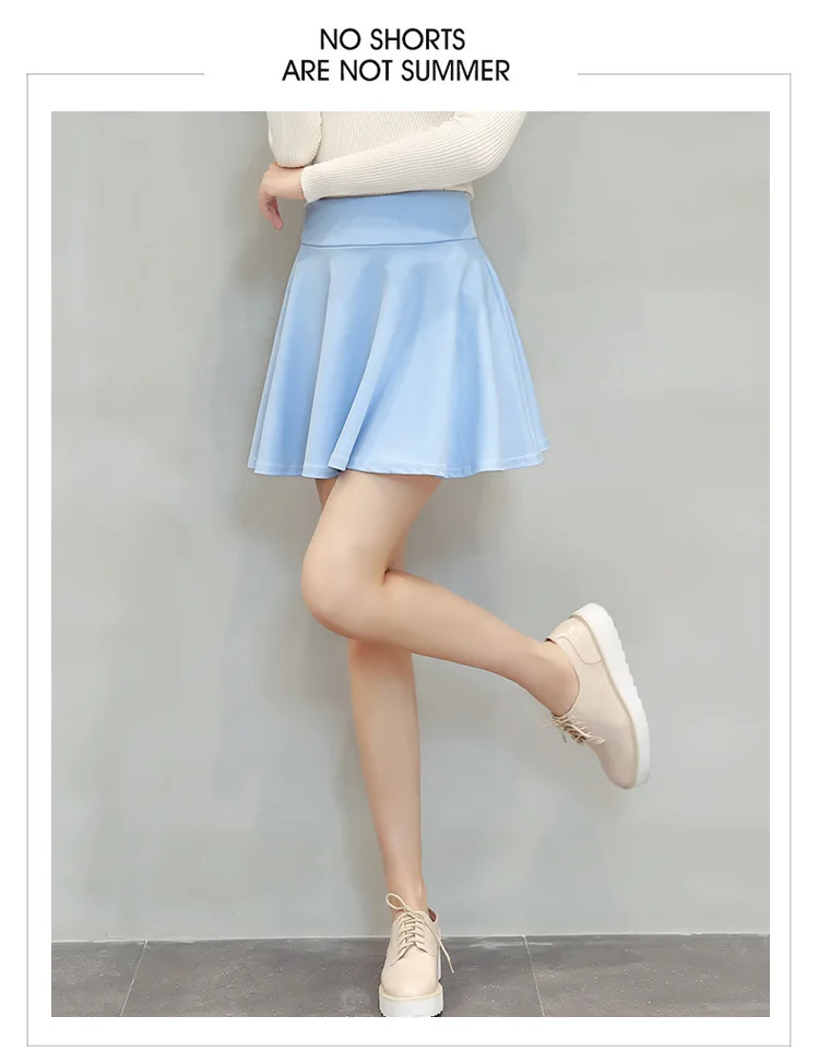 Women's Basic Skirt Summer Shorts Skirt Fashion Versatile School Pleated Casual Mini Skater Plus Size 4XL Fluffy Flared Skirt