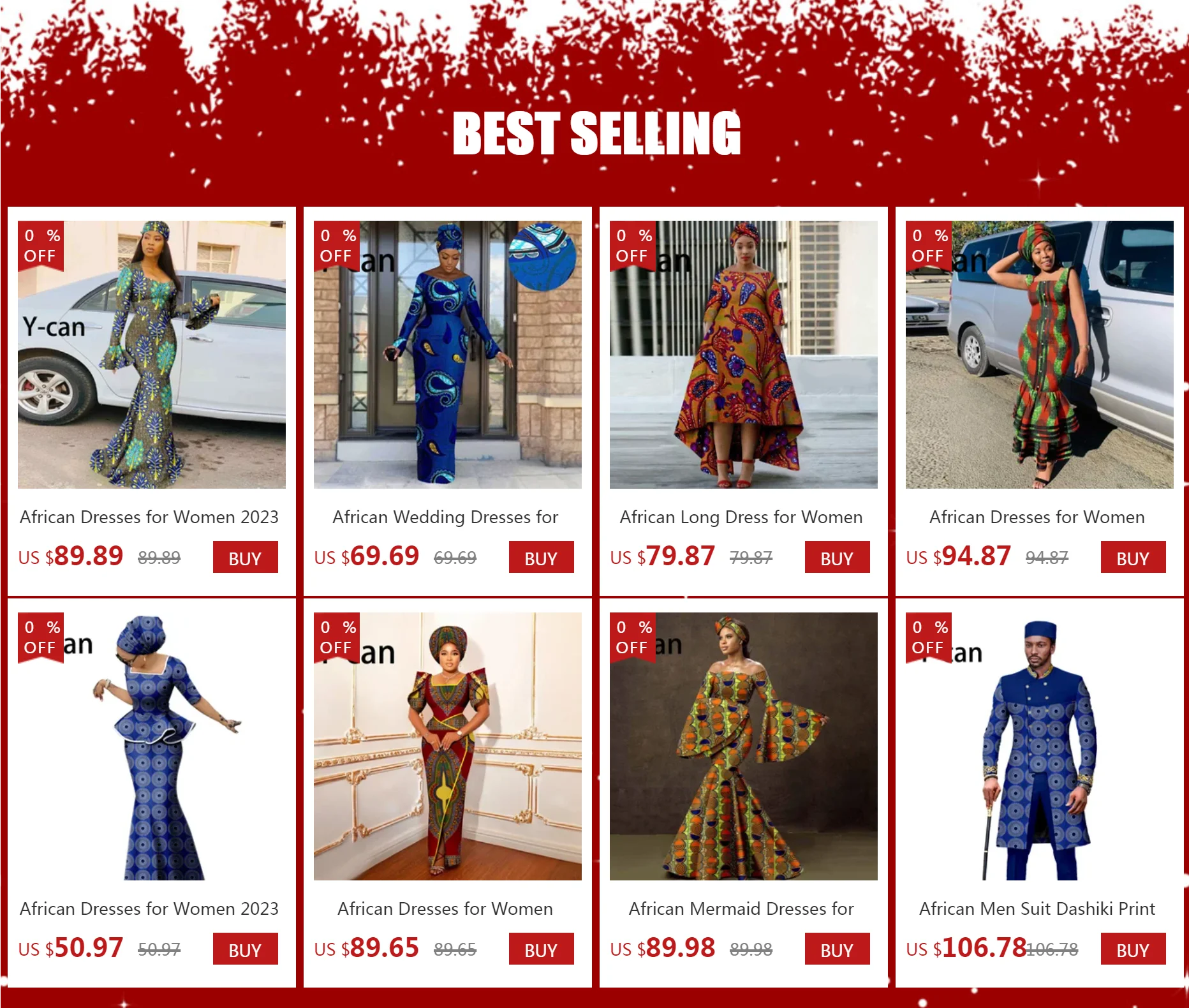 African Dresses for Women 2023 Dashiki Print Ruffles Sleeve Vestido Feminino with Headwrap Party Wedding Dresses Outfits 2425012