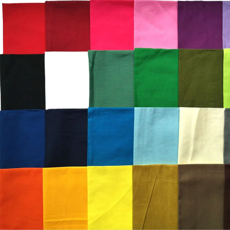 Cotton Solid Color Bandana Cycling Hip Hop Square Scarf Headband Outdoor Sports Street Dance Hijab Women Men Boys Girls Scarves