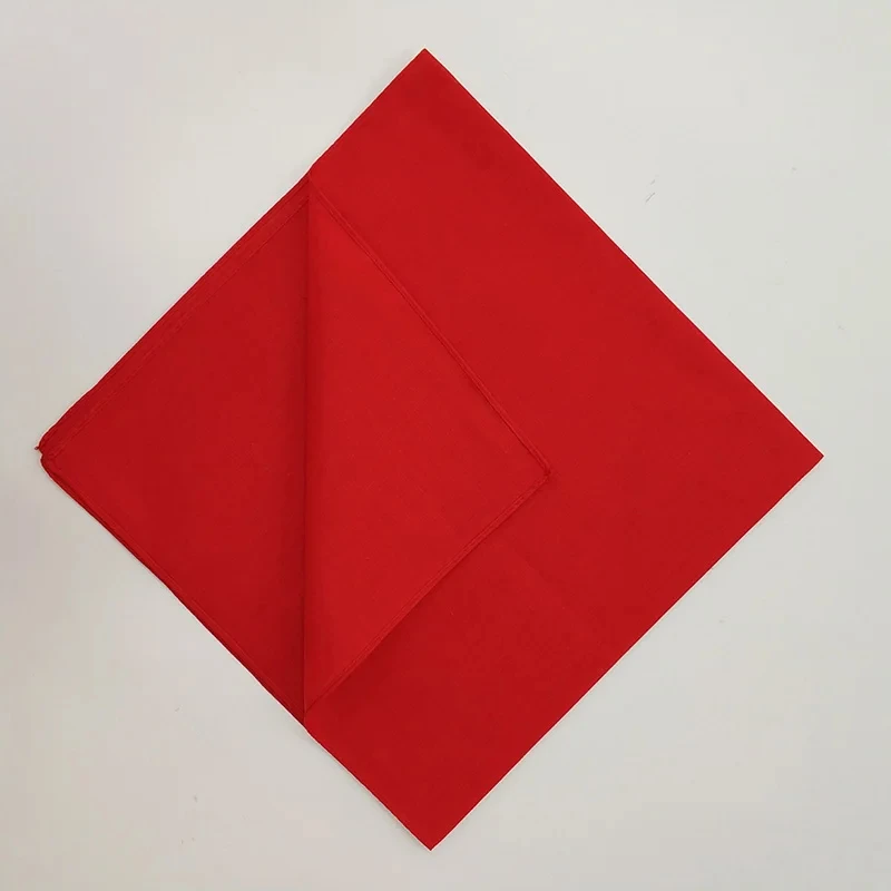 Cotton Solid Color Bandana Cycling Hip Hop Square Scarf Headband Outdoor Sports Street Dance Hijab Women Men Boys Girls Scarves
