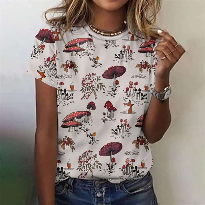 3D Printed Cowboy Horse T-Shirt For Women Colorful Animal Graphic T Shirts Summer Loose Tees Short Sleeves Round Neck Tops
