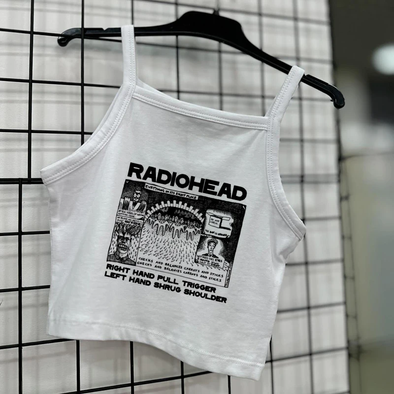 Fashion Streetwear Women's Punk Y2K Crop Tops Aesthetic Letter Print Cute Tee Vintage Girl Clothes Gothic Baby Tee Tops Clothing