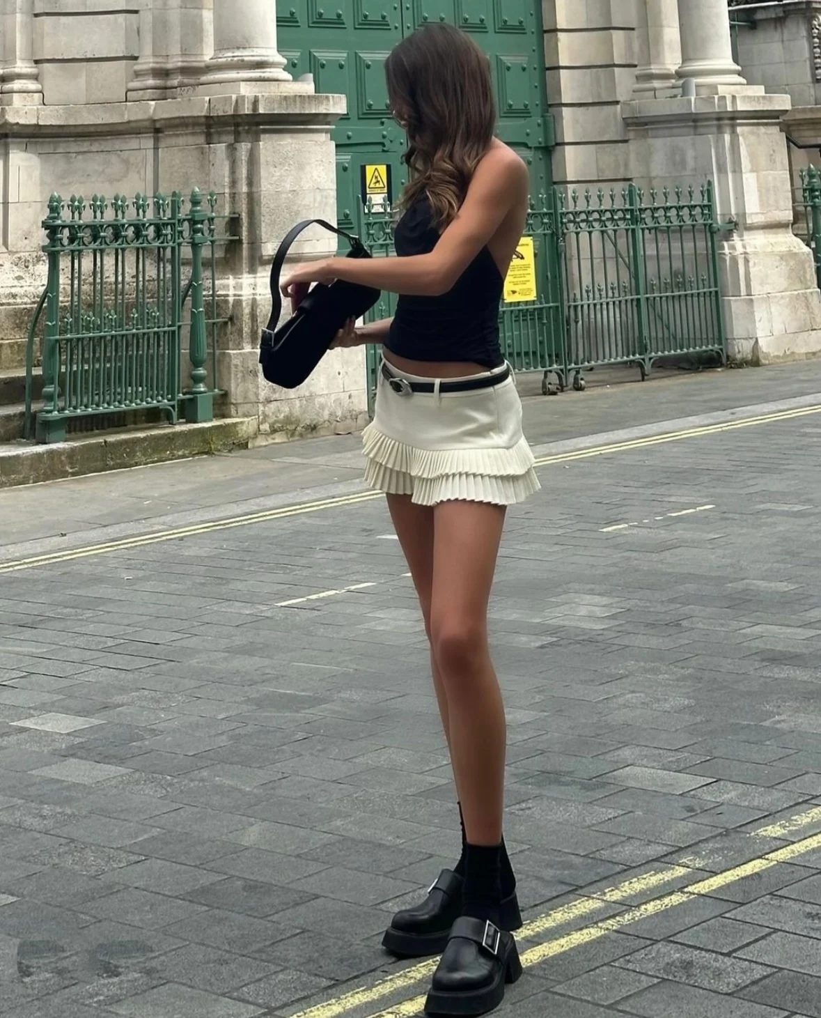 Summer Black Mini Skirts Vintage Kawaii Skirts Women Super Short Skirts For Woman Preppy Style Mirco Skirt Pleated Skirts Blue