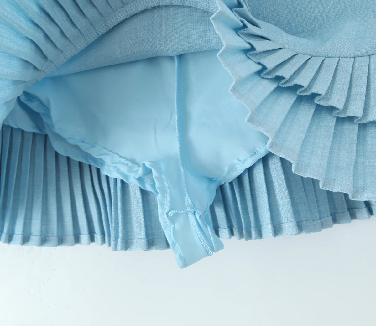 Summer Black Mini Skirts Vintage Kawaii Skirts Women Super Short Skirts For Woman Preppy Style Mirco Skirt Pleated Skirts Blue