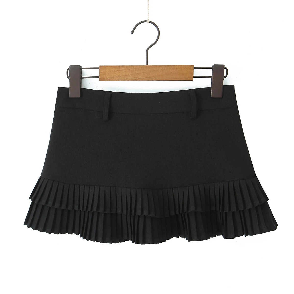 Summer Black Mini Skirts Vintage Kawaii Skirts Women Super Short Skirts For Woman Preppy Style Mirco Skirt Pleated Skirts Blue