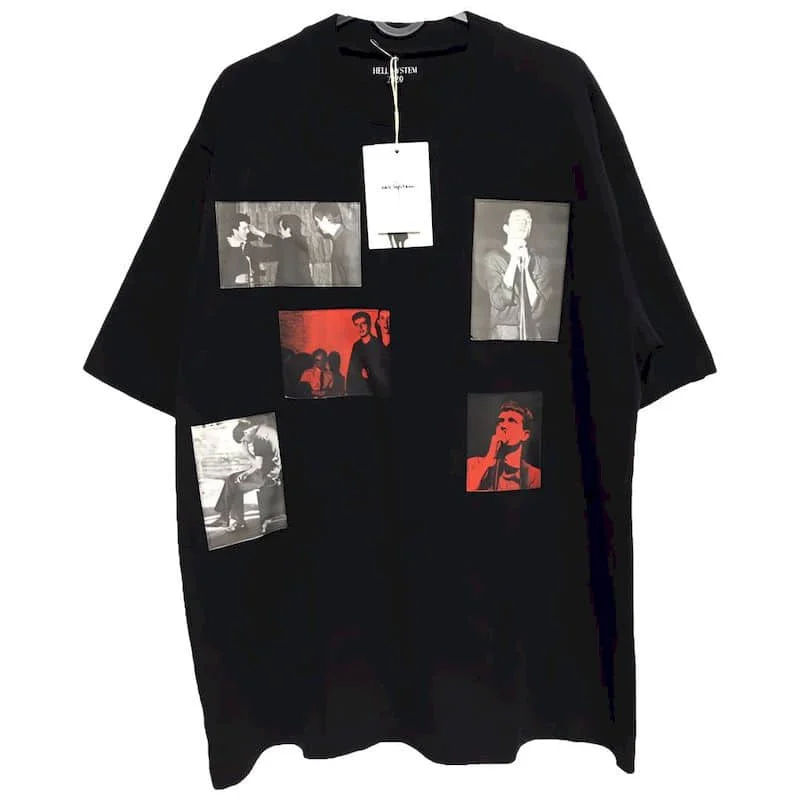 100% Cotton T Shirts Men Women Niche Punk Band Printed T-shirt Fashion Loose Short Sleeve Tops Summer Trend Tshirt Goth Clothes