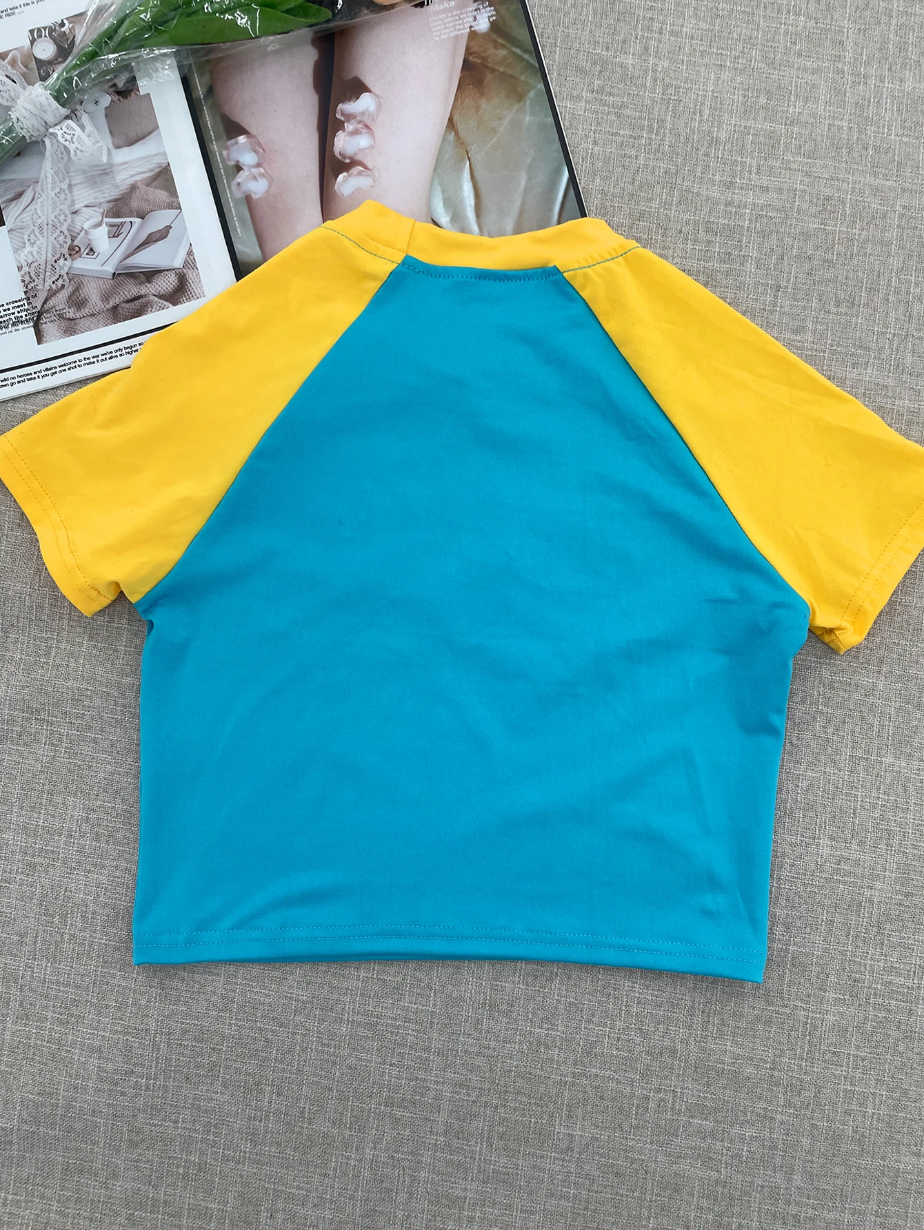 Y2k Sexy Club Party Patchwork Tees Embroidery Letter Summer Short Sleeve Women's Corset Barbados 2000s T-shirt Vintage Crop Tops