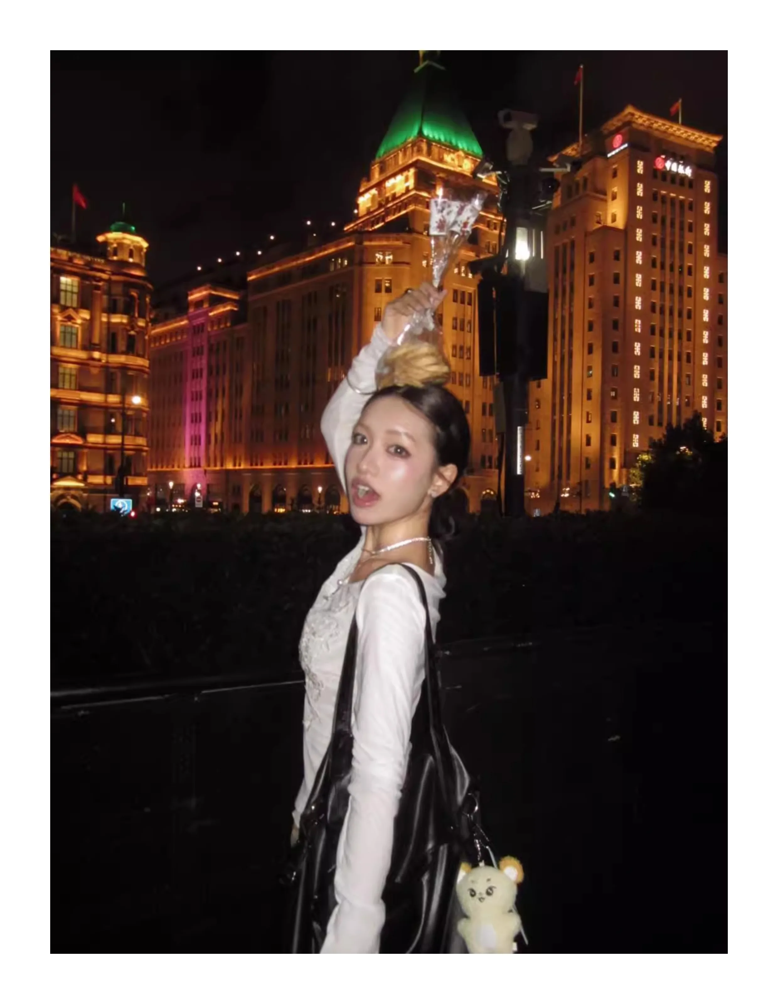 Yedinas Streetwear Slim Mesh Tops Long Sleeve Graphic T Shirts Korean Fashion 2000s Clothes Y2k Tees Female Clothing Spring Chic