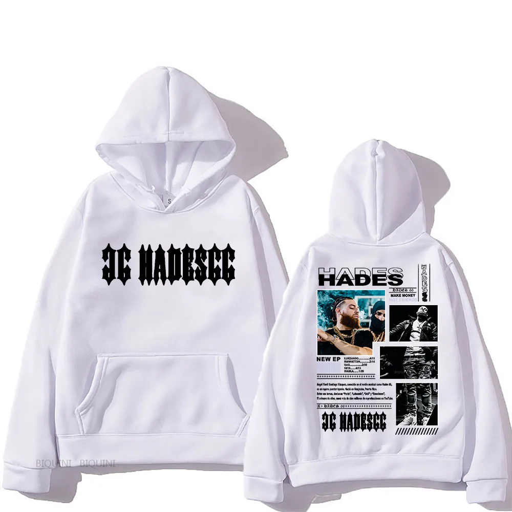 Hades 66 Hooded With Hooded Punk Fleece Comfortable Sweatshirt Long Sleeve Hip Hop Retro Clothing Sudaderas Gothic Pullovers