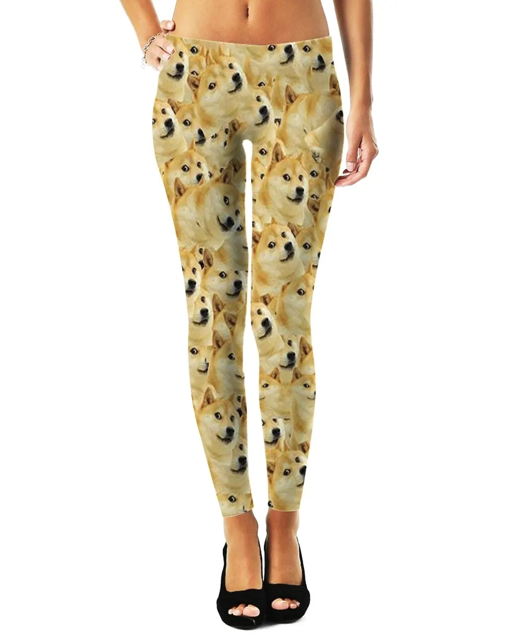 Women Leggings Fashion 3D Digital Printing Sloth Collage/Rats/Doge Leggings Sexy Elastic Female Skinny Leggings Harajuku DDK5